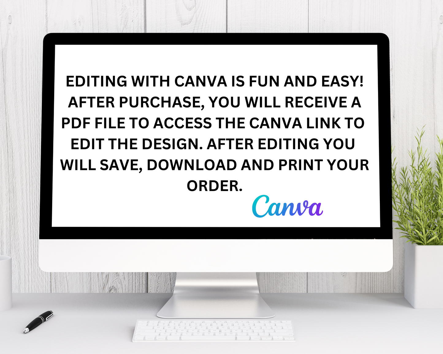 House Party Digital Party Package | Edit Text with Canva | You Edit | You Save | You Download | You Print | Digital File Only