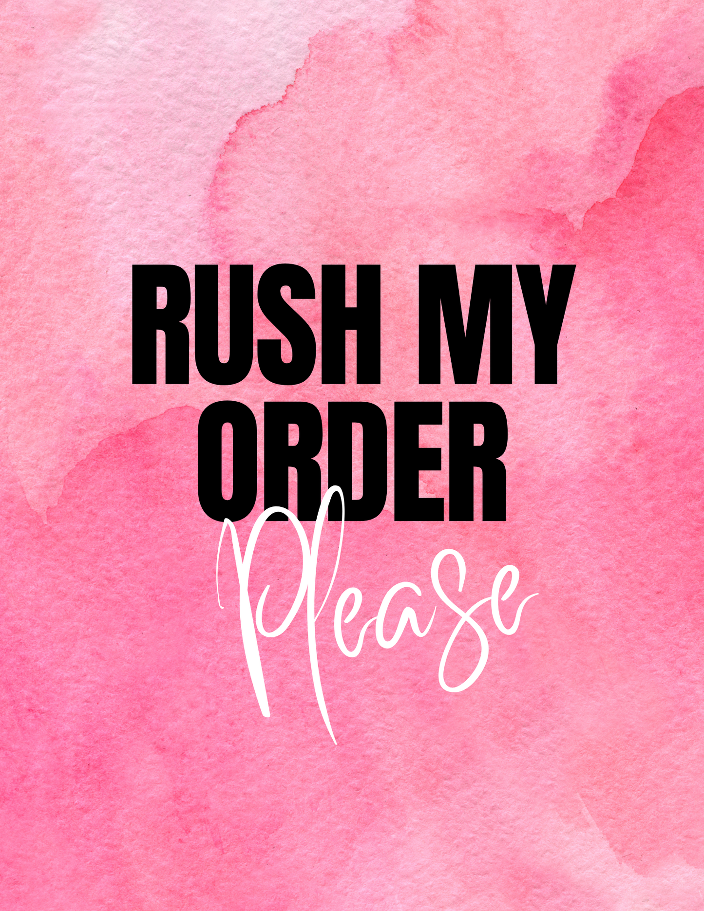 RUSH MY ORDER SHIPPING FEE | FOR RUSHED SHIPPING OR SHIPPED ORDERS ONLY