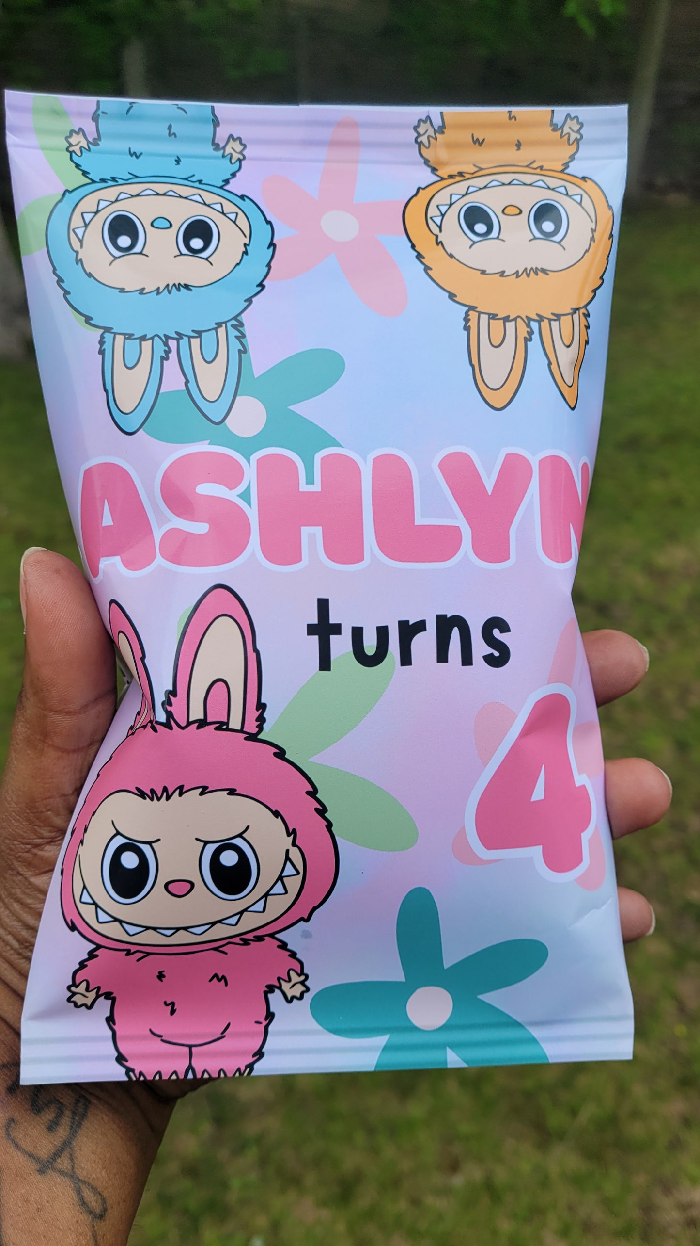 Custom Chip Bags | Chip Bag Party Favors | Any Theme | Custom Party Chip Bag Favors