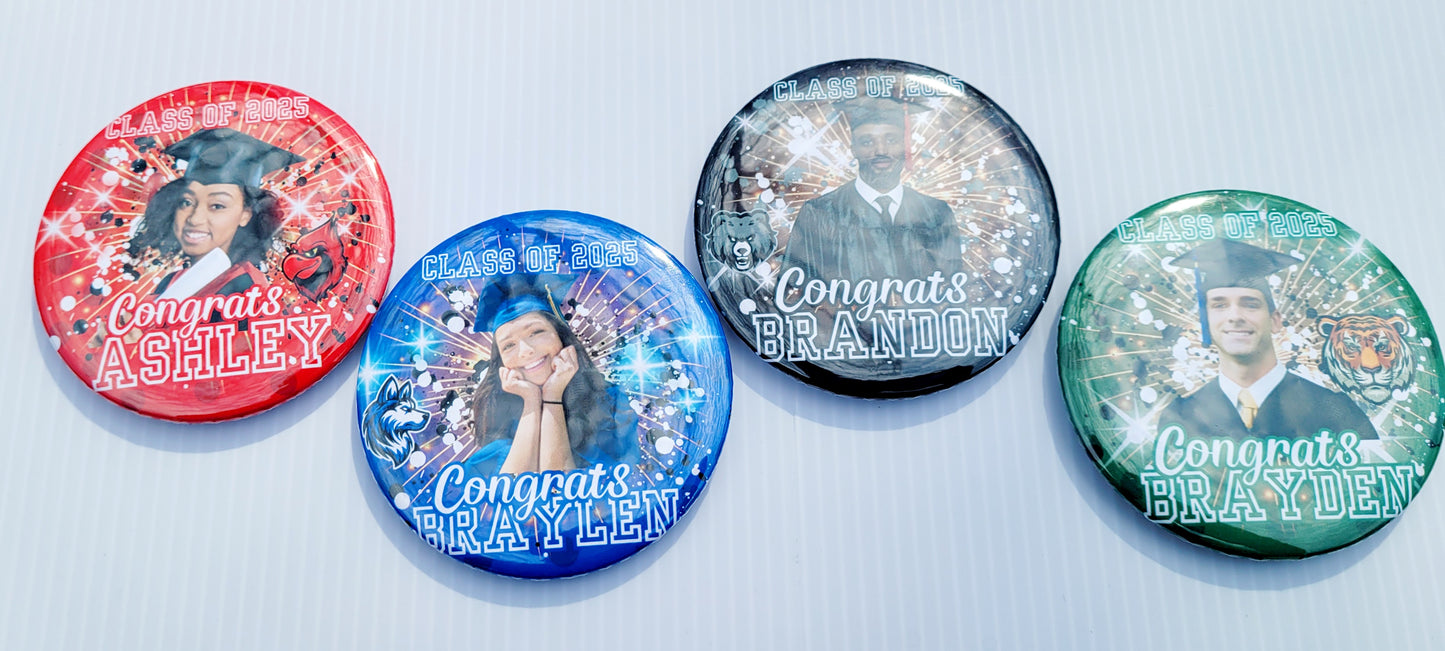 Graduation Pins  | Custom GRAD Pins | Class of 2025 Graduation Pins | Class of 2025 | Custom Pins