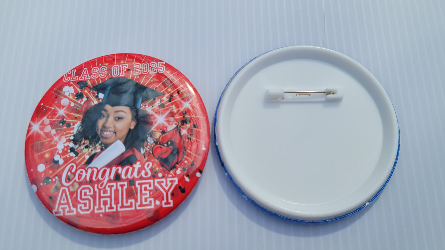 Graduation Pins  | Custom GRAD Pins | Class of 2025 Graduation Pins | Class of 2025 | Custom Pins