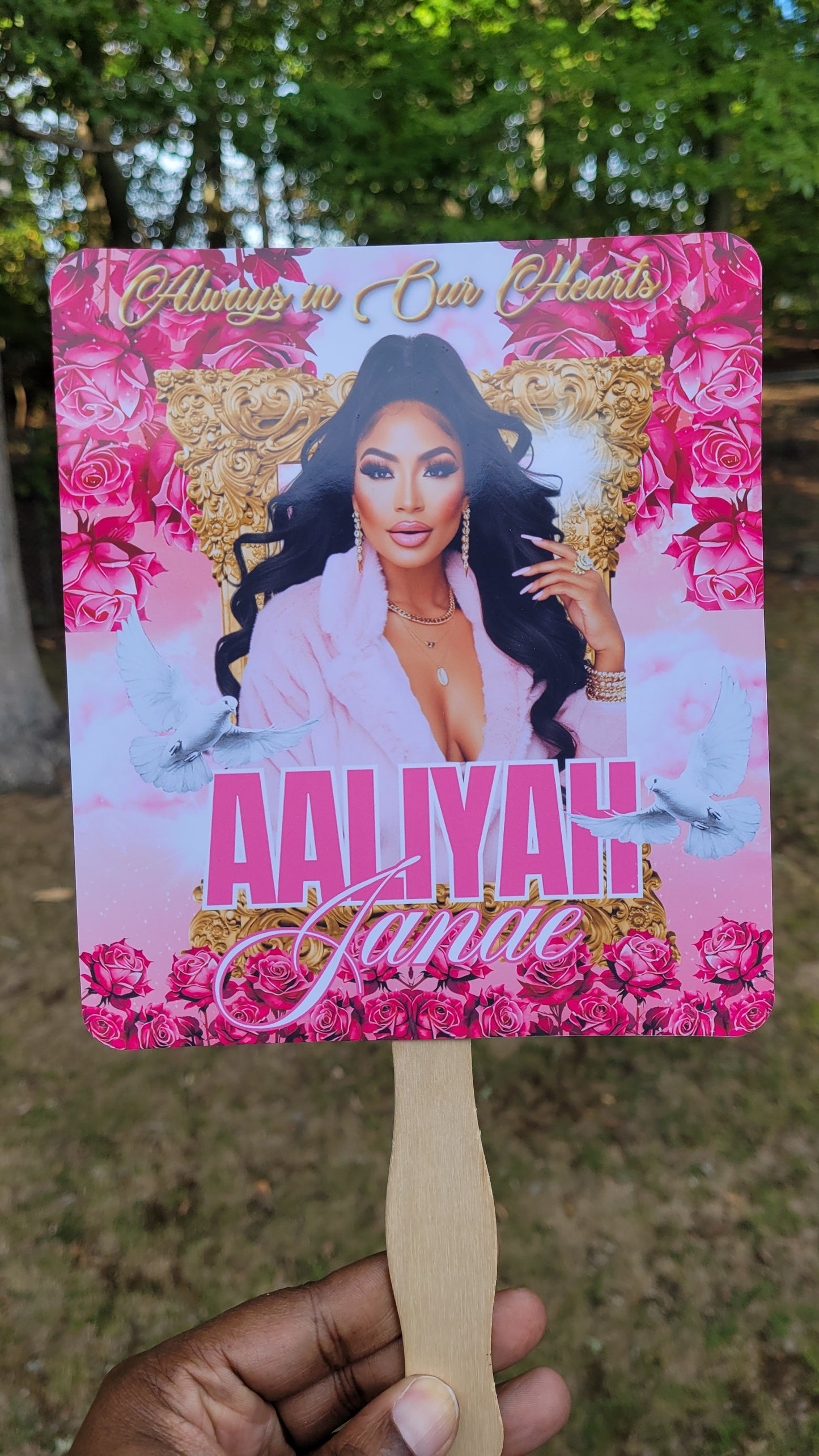 Custom Photo Fan | Personalized Fan for Birthdays, Graduations, Memorials, Weddings & More