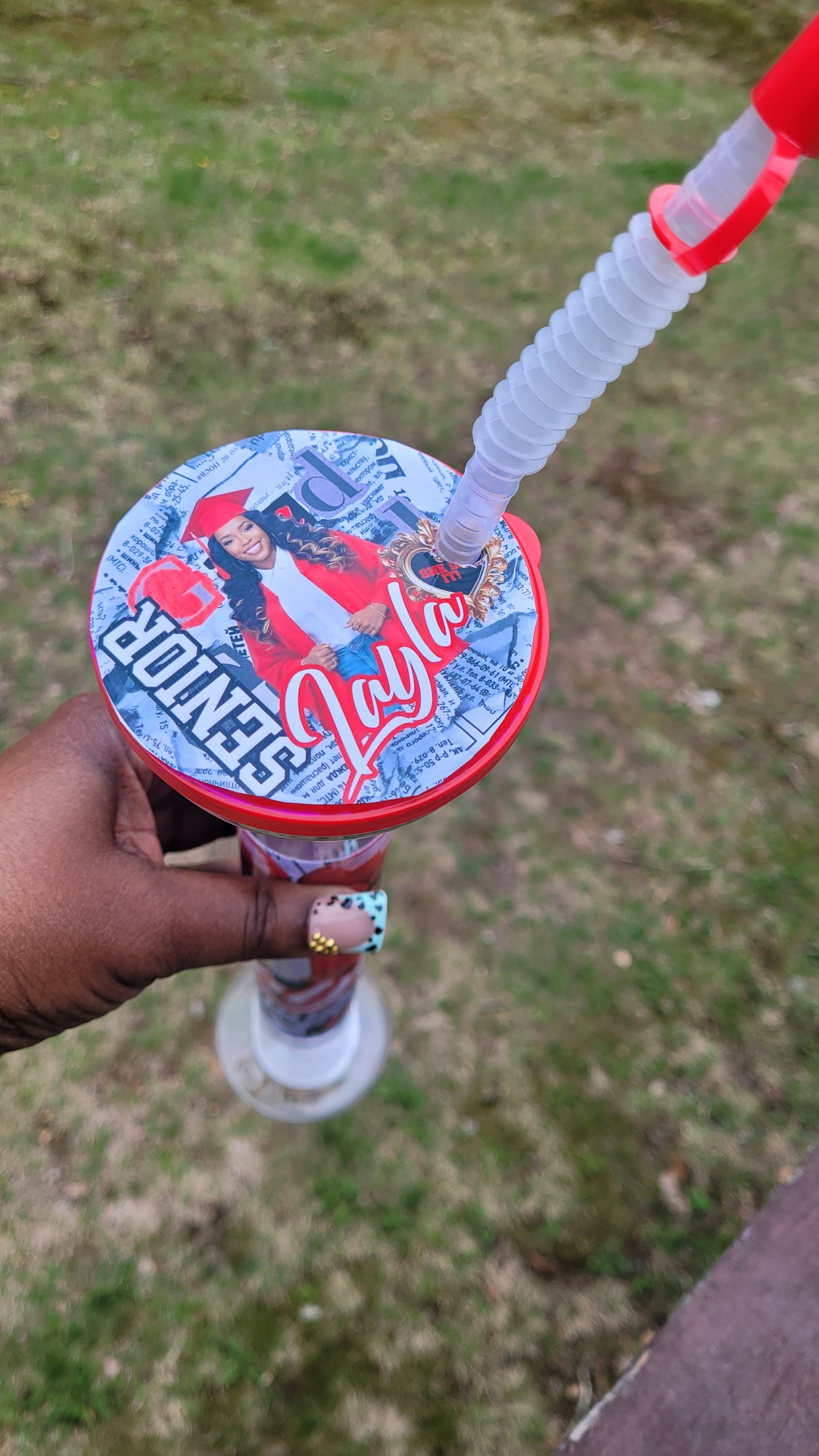 Dollar Tree Yard Cup Labels Lid and Front  | Canva Templates | Design with Canva | Digital File Only