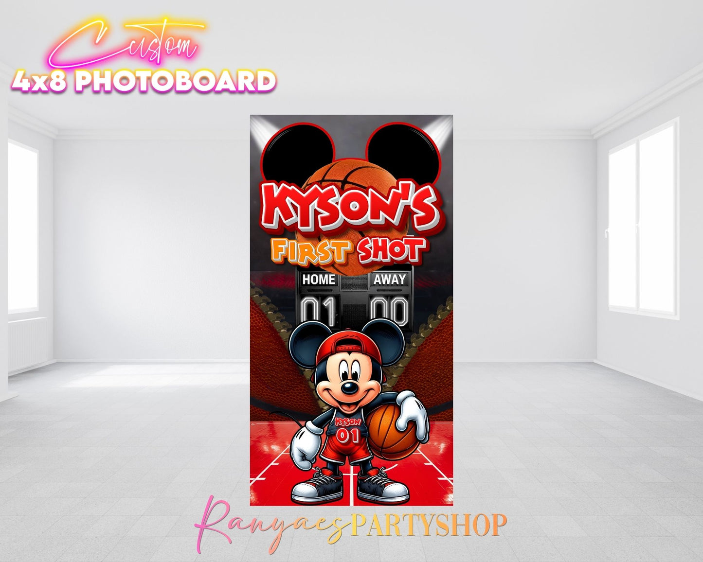 Custom Photo Board | 4X8 Photo Board | Custom Party Decorations | Event Photo Boards