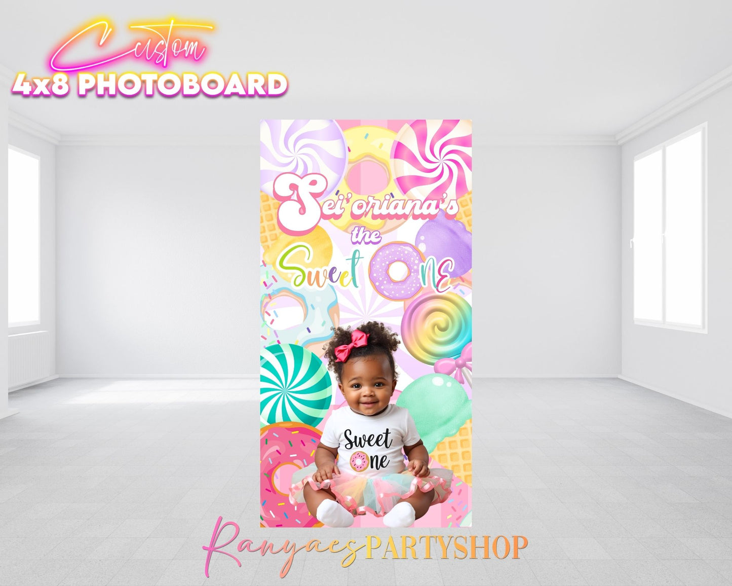 Custom Photo Board | 4X8 Photo Board | Custom Party Decorations | Event Photo Boards