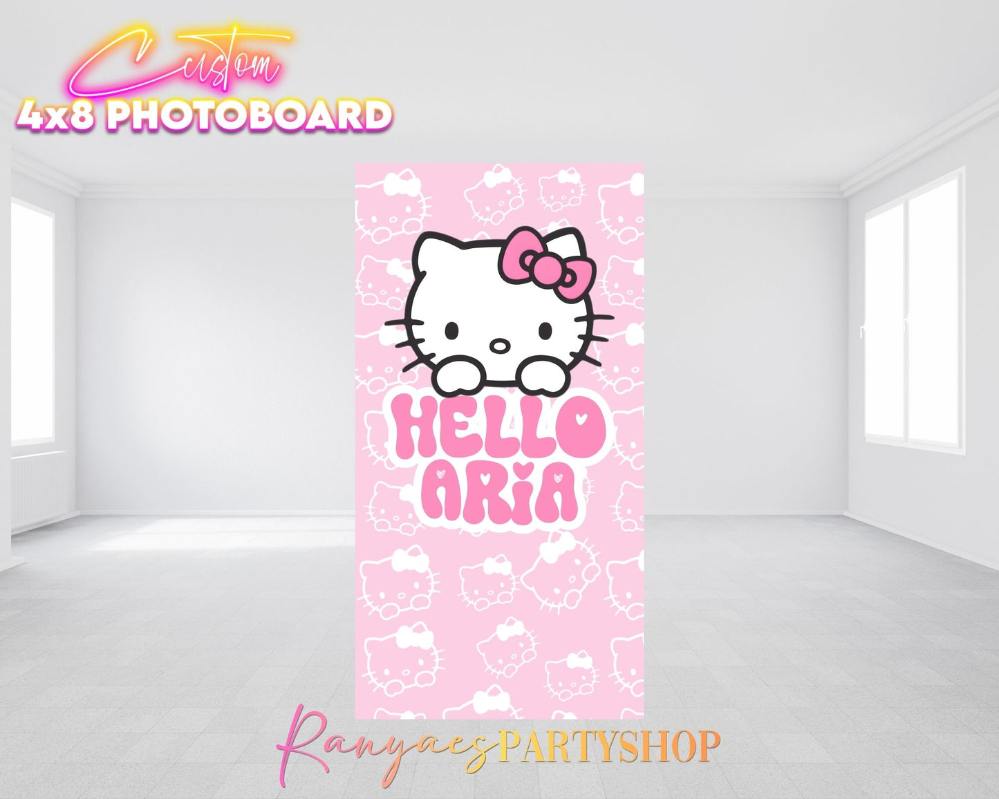 Custom Photo Board | 4X8 Photo Board | Custom Party Decorations | Event Photo Boards