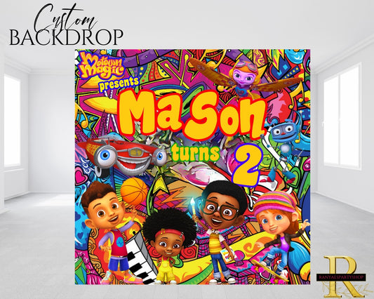 Motown Magic Backdrop | Motown Magic Birthday Backdrop |  Motown Magic | Backdrop | Banner