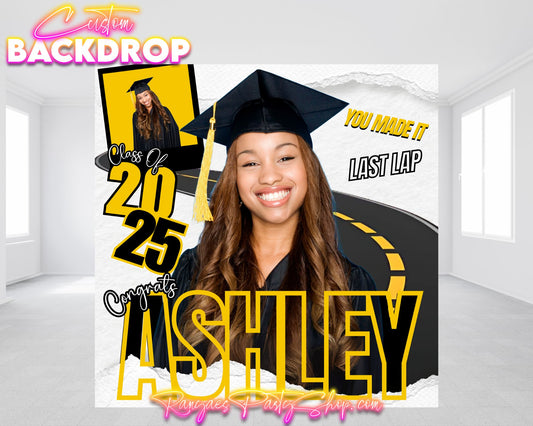 Graduation Party Backdrop | Class of 2025 Party Banner | Grad Party Backdrop | Graduation Backdrop