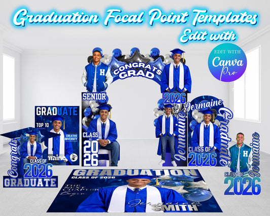 Graduation 2026 Bundle Set | Graduation 2026 Photo Board Templates | Custom Graduation Items | Digital Files