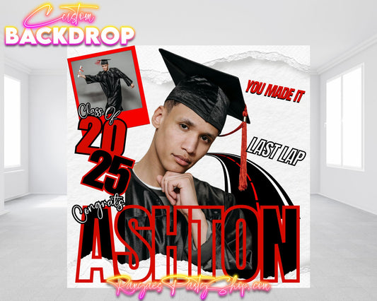 Graduation Party Backdrop | Class of 2025 Party Banner | Grad Party Backdrop | Graduation Backdrop