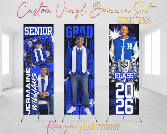 Graduation 2026 Vinyl Banners Set | Graduation 2026 Banners | Class of 2026 Banners | CLO 2026