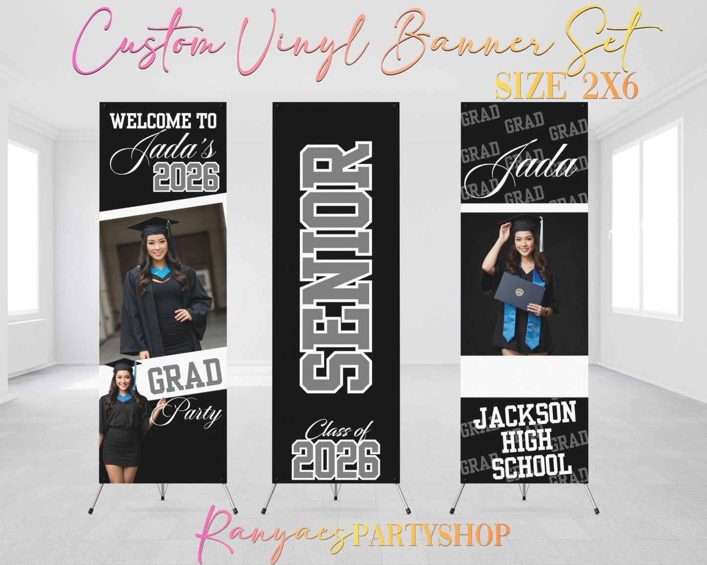 Graduation 2026 Vinyl Banners Set | Graduation 2026 Banners | Class of 2026 Banners | CLO 2026