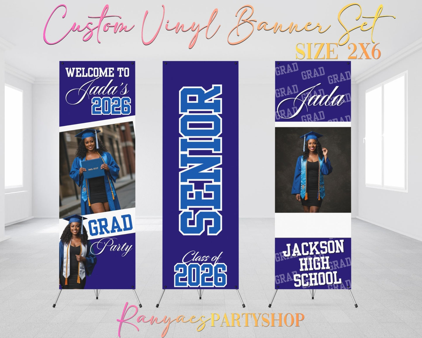 Graduation 2026 Vinyl Banners Set | Graduation 2026 Banners | Class of 2026 Banners | CLO 2026
