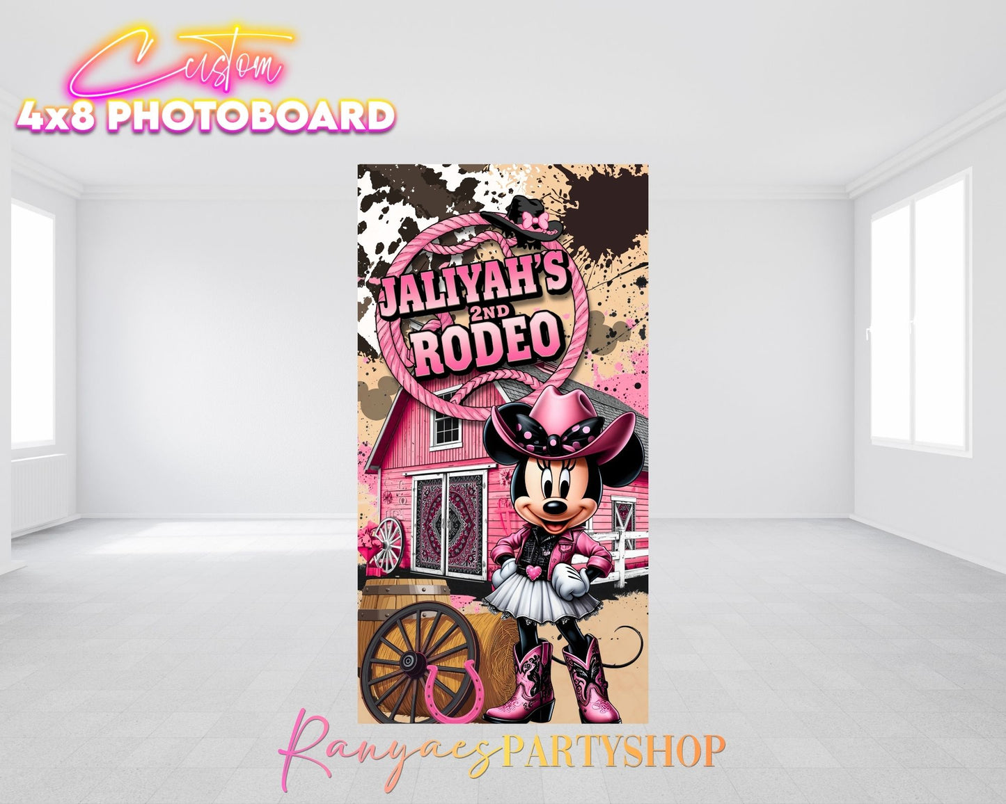 Custom Photo Board | 4X8 Photo Board | Custom Party Decorations | Event Photo Boards