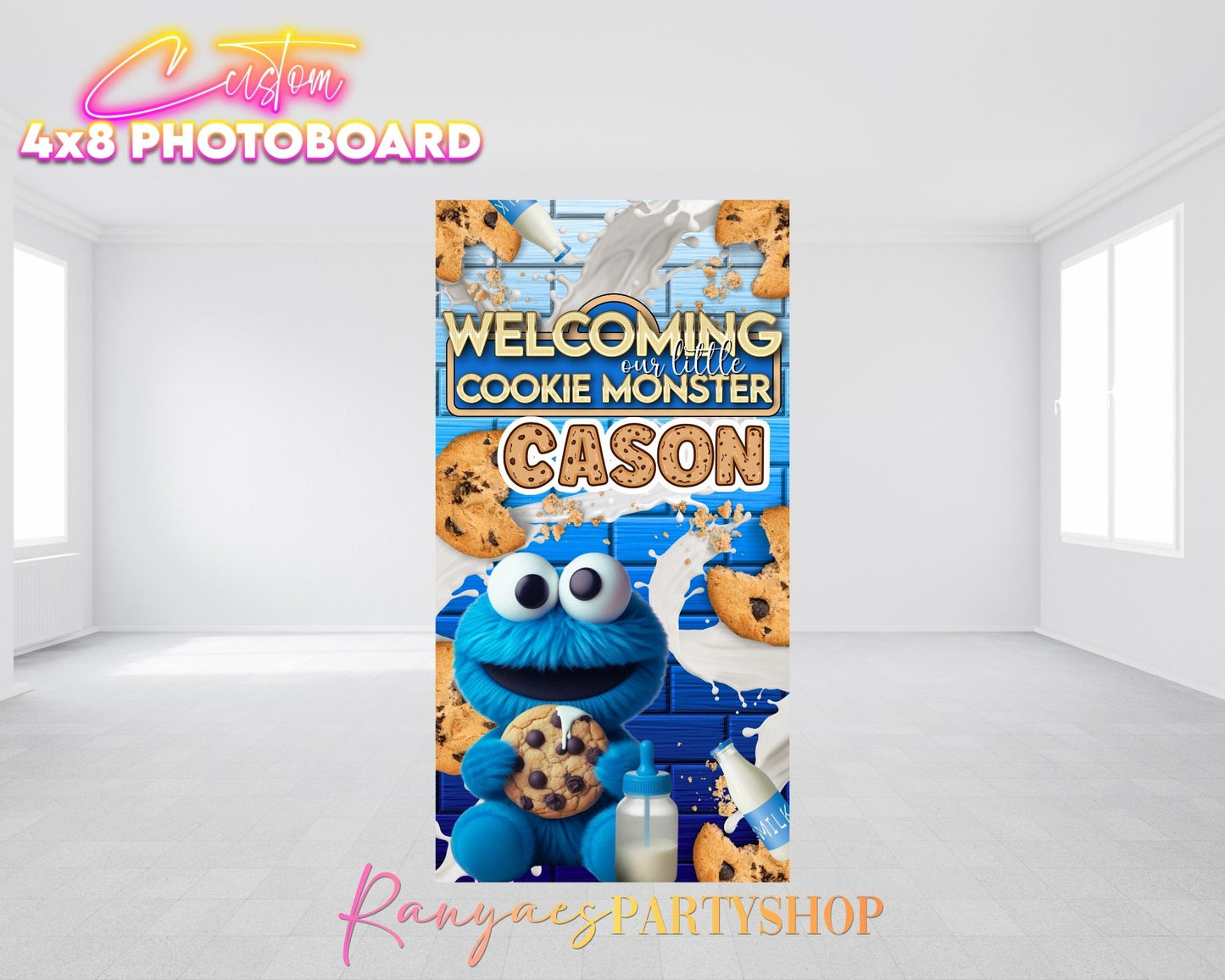 Custom Photo Board | 4X8 Photo Board | Custom Party Decorations | Event Photo Boards