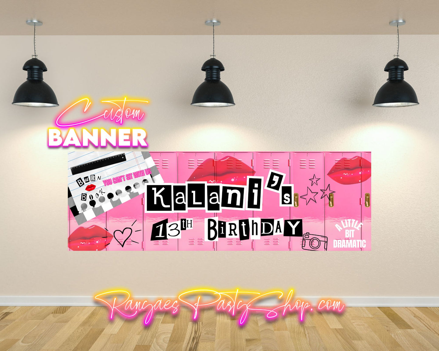 Mean Girls Birthday Banner | Mean Girls Birthday Party Decorations | Party Banner | Mean Girls Banner | Printed & Shipped