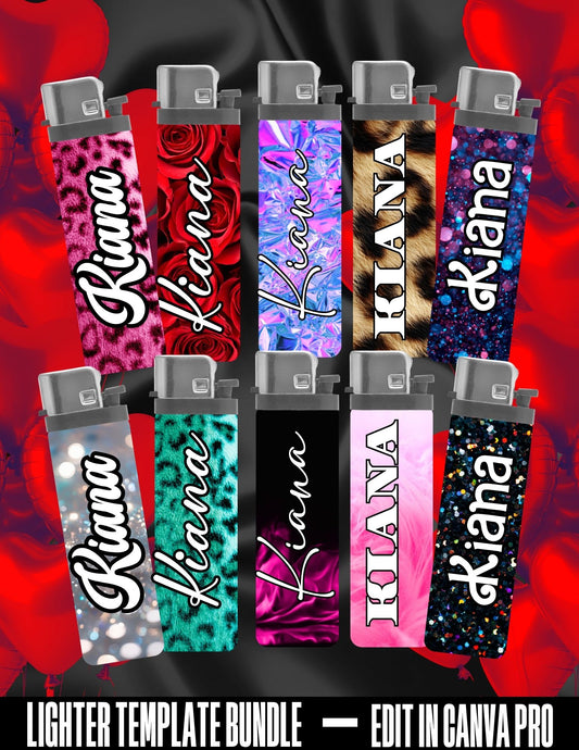 Adult Lighter Template | Adult Party Favors | Edit with CANVA PRO | Digital File Only