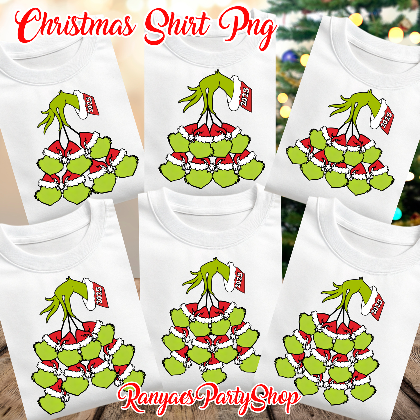 Family Grinchmas 2025 T-Shirt PNGS  | Christmas T-Shirt PNG | 12 PNG IMAGES | INSTANT DOWNLOAD | NOT EDITABLE | Digital File Only