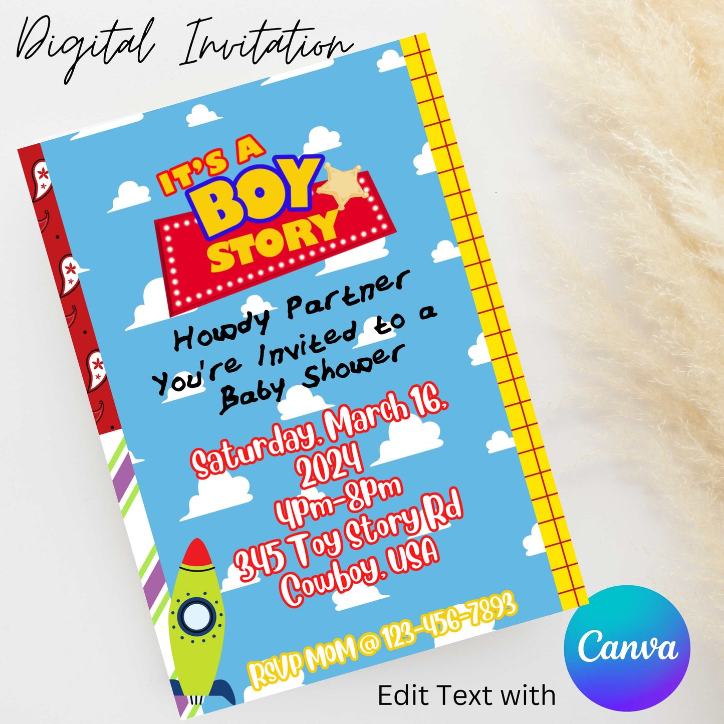 Mingle & Jingle Christmas Party 5x7 Digital Invitation | Editable Text with  Canva | You Save | You Download | You Print | Digital File Only