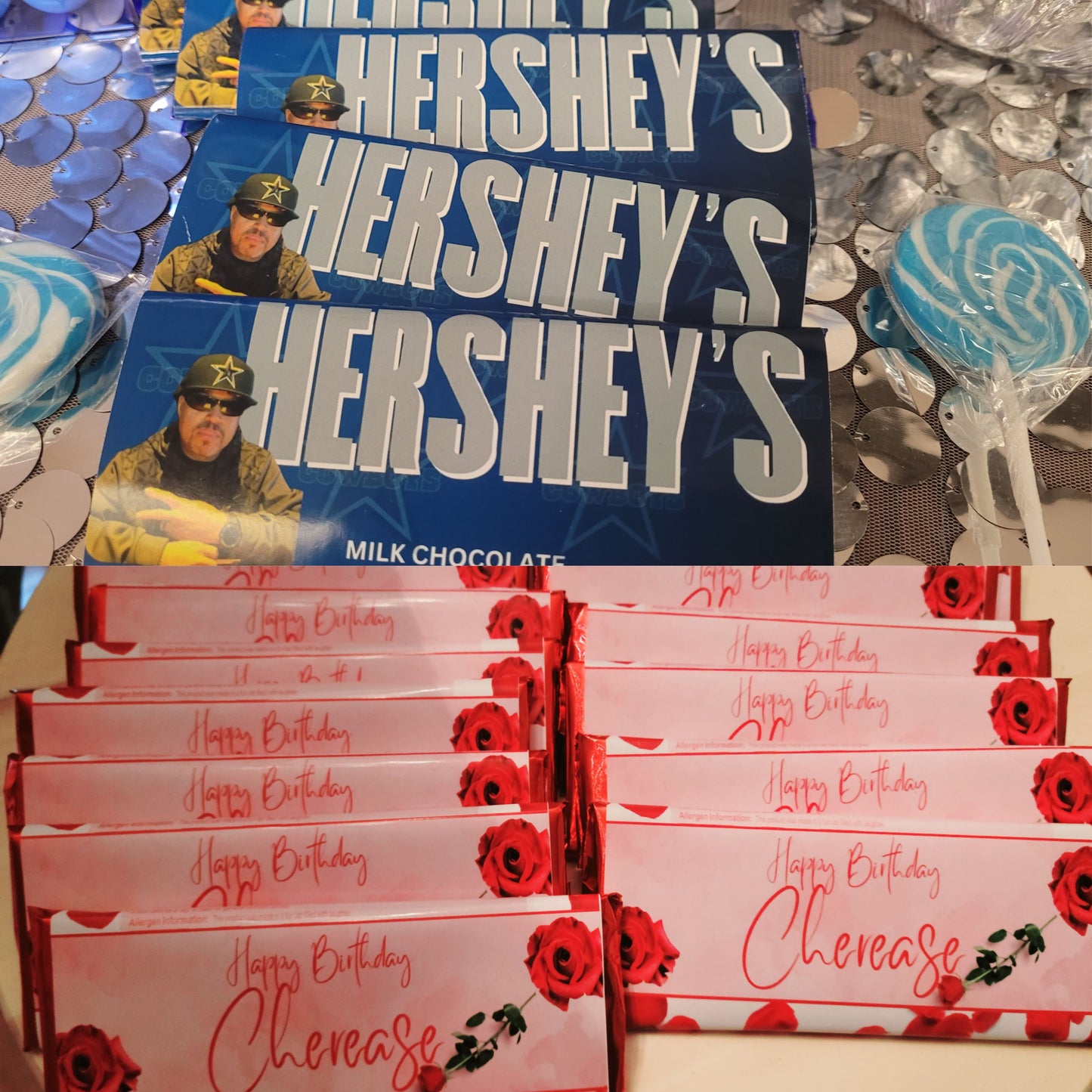 Custom Candy Bars | Candy Bars with Custom Labels | Custom Party Favors | Candy Bar Favors | Custom Candy Bars