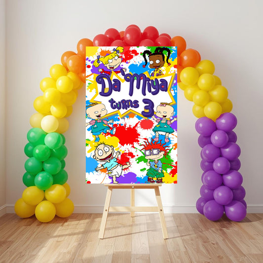 Rugrats Party Sign | Digital Party Sign | Editable Text with Canva | Welcome Party Sign | 20x30 | Digital File Only