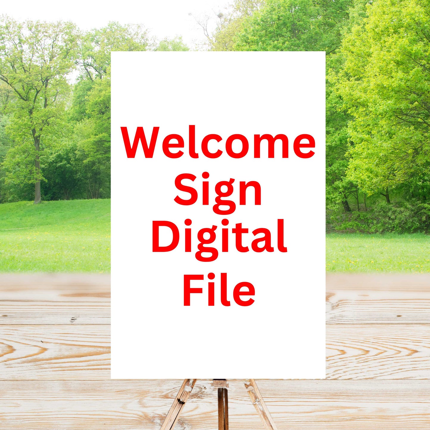 Welcome Sign Digital File Purchase | Custom Poster Design | Welcome Sign Poster Digital File
