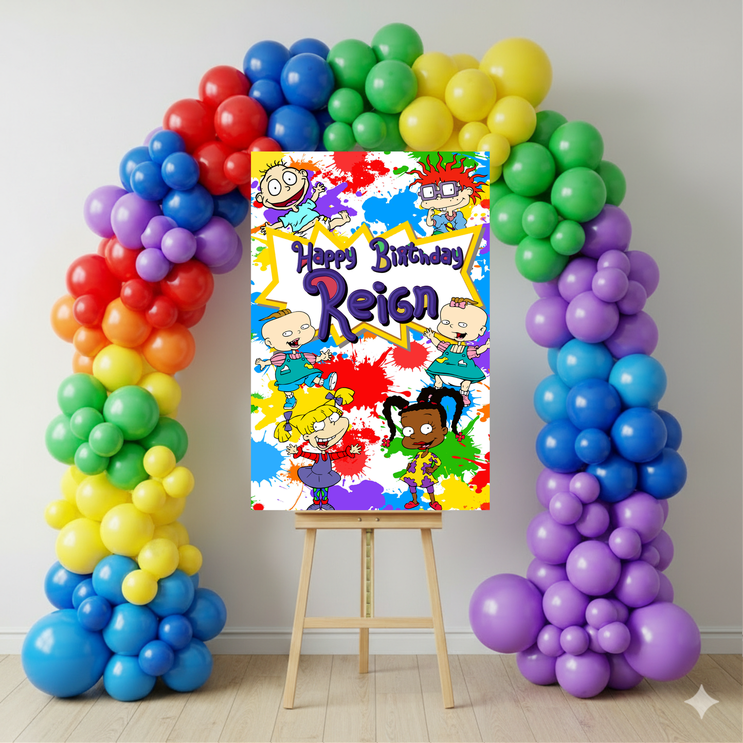 Rugrats Party Poster Sign | Personalized Welcome Sign | Printed & Shipped Event Party Signs