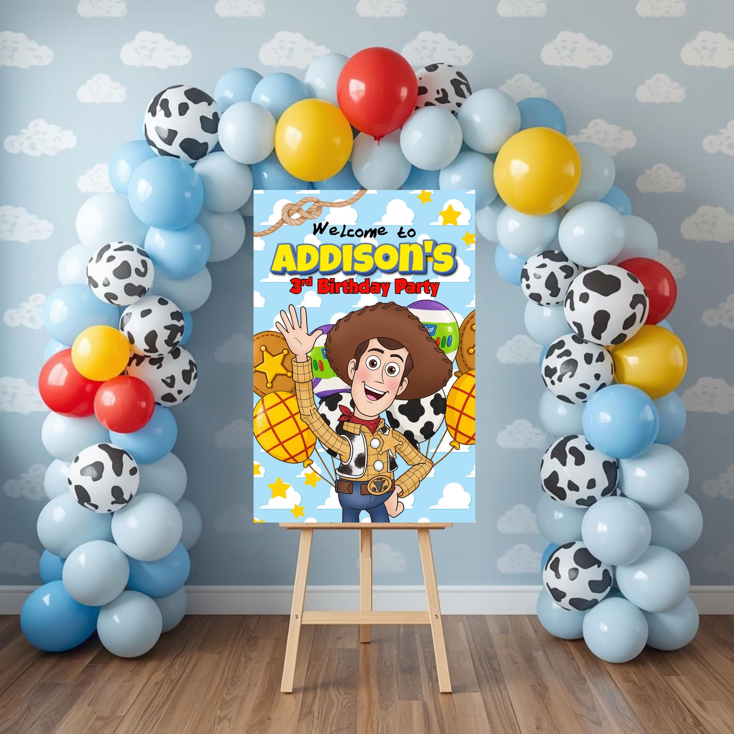 Toy Story Party Poster Sign | Personalized Welcome Sign | Printed & Shipped Event Party Signs