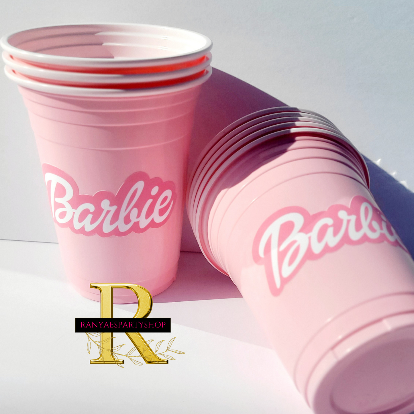 Barbie Plastic Cups | Barbie Party Cups | Plastic Barbie Cups | Custom Event Cups
