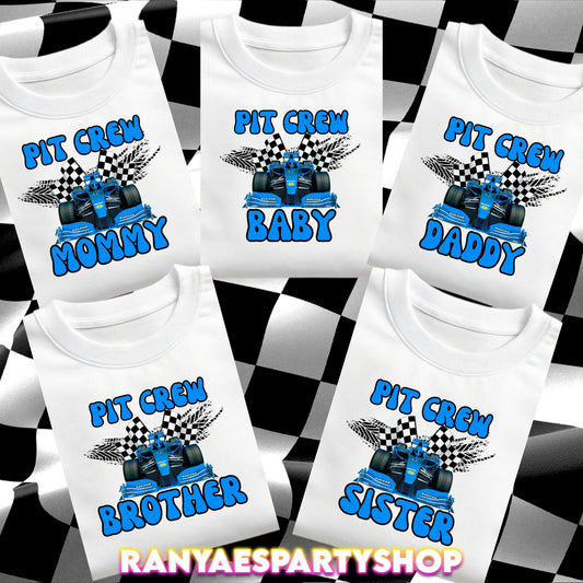 Pit Crew Family T-Shirt PNG Bundle | Pit Crew Birthday Shirts | PNG IMAGES | INSTANT DOWNLOAD | NOT EDITABLE | Digital File Only