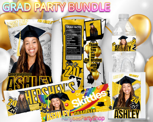 Graduation Digital Party Bundle | Grad Season | Congrats Grad | 2025 Grad | Digital File Only