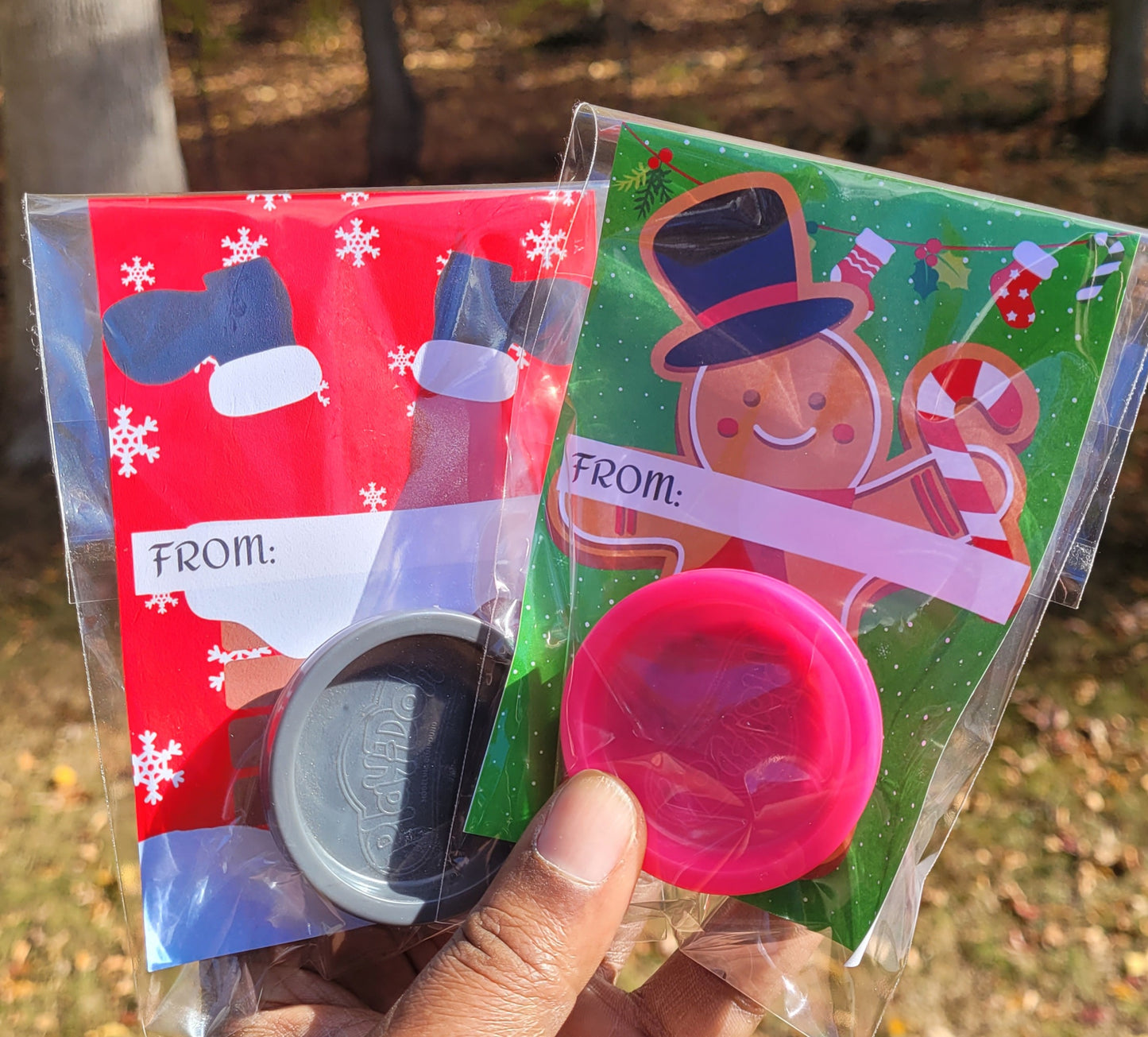 Mini Christmas DOH Stocking Stuffer Cards  | INSTANT DOWNLOAD | You Print & Assemble | Mini Doh Party Favors