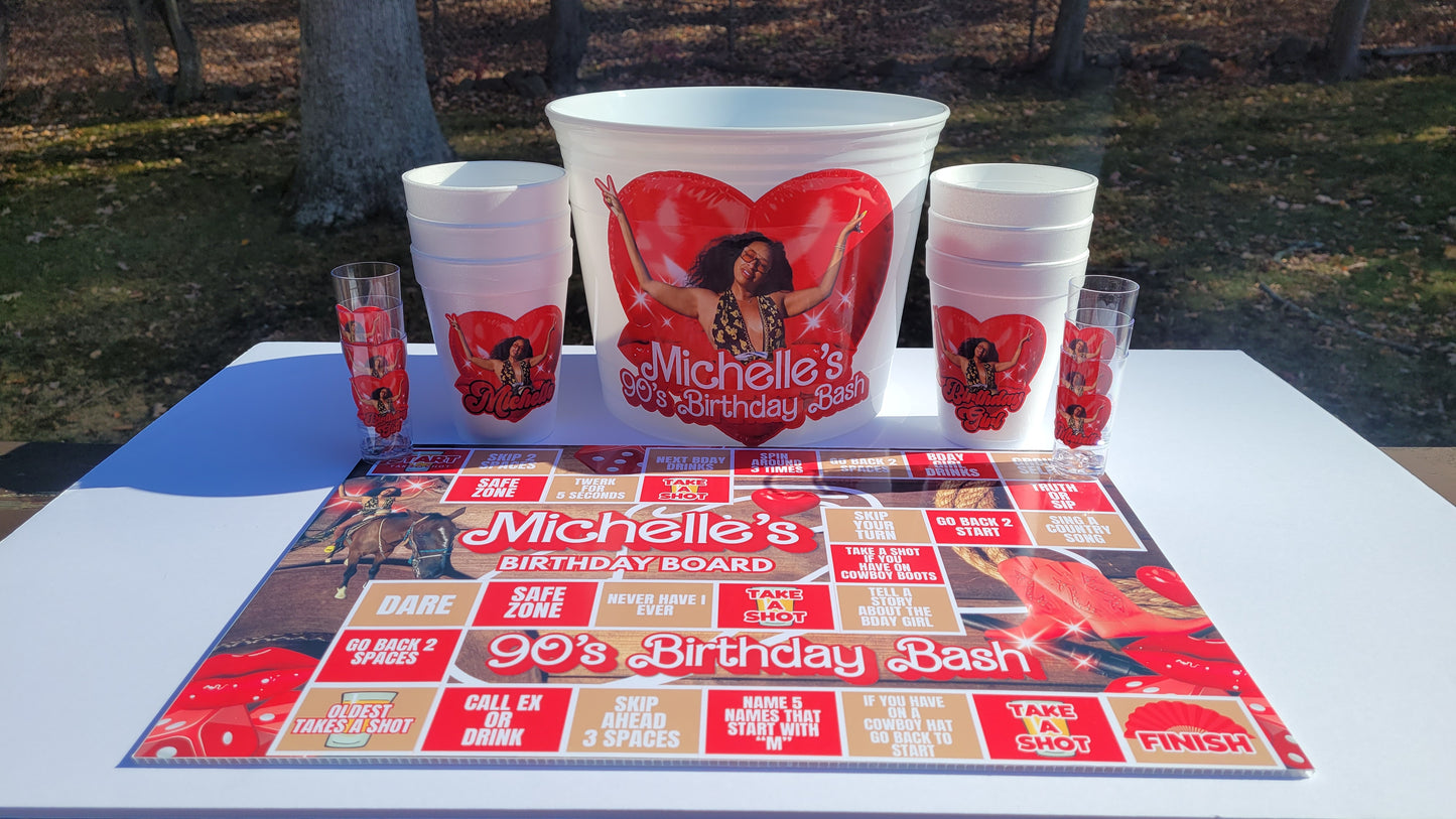 Birthday Party Game Bundle | Birthday Bash Bundle | Ladies Night Party Bundle | Adult Custom Party Items |